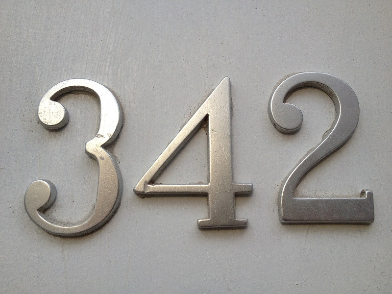House - Address Numbers